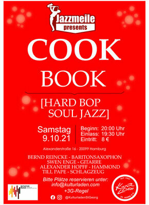 Bild von Jazzmeile presents: "COOKBOOK Groove-Jazz aus Hamburg "