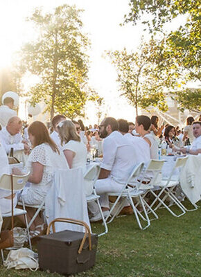 Bild von White Dinner im Mühlenteichpark