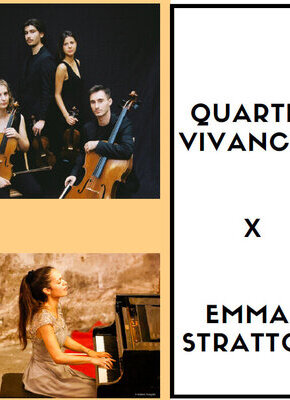 Bild von Quartet Vivancos & Emma Stratton am Klavier – Junge Klassik im Kulturschloss