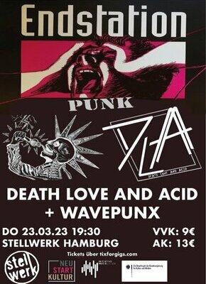 Bild von Death Love And Acid + WAVEPUNX