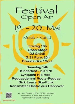 Bild von Open Air Musikfestival 2023 Umsonst & Draußen mit Kinderfest