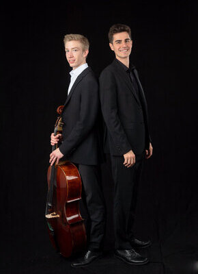 Bild von Junge Klassik im Kulturschloss Wandsbek mit dem Duo Francesco Maccarrone (Klavier) und Thomas Haas (Cello)