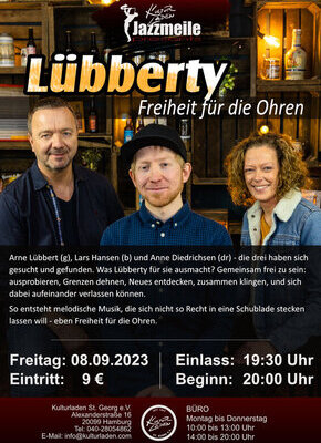 Bild von Jazzmeile presents: Arne Luebberty Trio