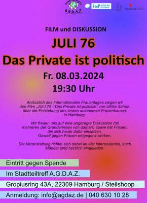 Bild von Film: JULI 76 – Das Private ist politisch