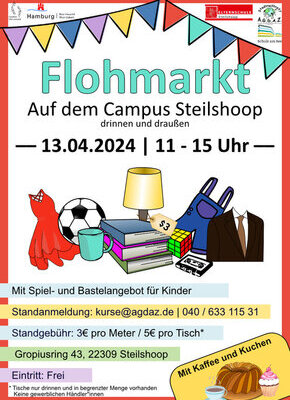 Bild von Flohmarkt - drinnen und draußen