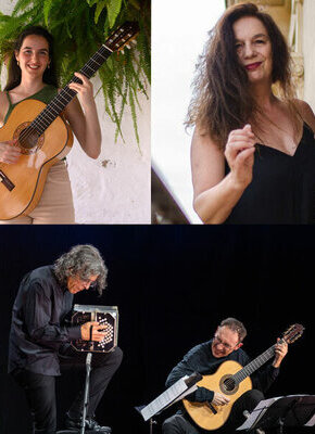 Bild von „Flamenco meets Latin“ mit Teresa Jiménez, Nora Buschmann & Duo Bandini-Chiacchiaretta