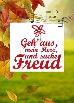 Bild von Geh aus, mein Herz, und suche Freud' - Lieblingslieder im Herbst