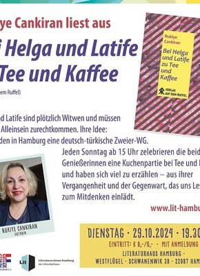 Bild von Lesung: "Bei Helga und Latife zu Tee und Kaffee" - Rukiye Cankiran