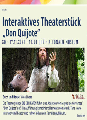 Bild von Don Quijote – Interaktives Familien-Theater im Rahmen der Interkulturelle Denkfabrik Literatur- und Theatertage Romanheld*innen