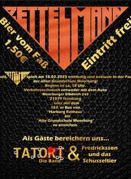 Live Konzert ZETTELMANN + Support: Tatort - Die Band