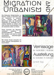 Ausstellung 'Migration and Urbanism'