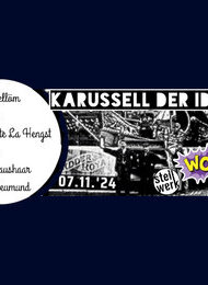 KARUSSELL DER IDOLE/ Bernadette la Hengst, Knarf Rellöm, Frau Kraushaar, Sedlmeir, Mittekill, Pastor Leumund