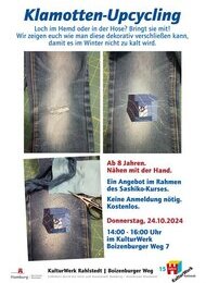 Ferienprogramm: Klamotten-Upcycling