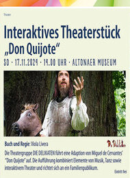 Don Quijote – Interaktives Familien-Theater im Rahmen der Interkulturelle Denkfabrik Literatur- und Theatertage Romanheld*innen